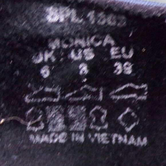 HOTTER COMFORT CONCEPT size 8 MONICA dark-blue suede low-heel pumps - Picture 13 of 15